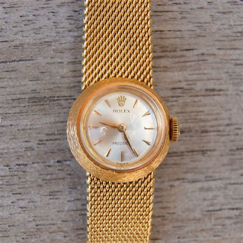 rolex precision vintage oro|rolex precision vintage ladies watch.